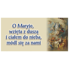 Baner z Matką Bożą