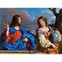 Obraz religijny na płótnie - Pan Jezus i Samarytanka  wzór 3